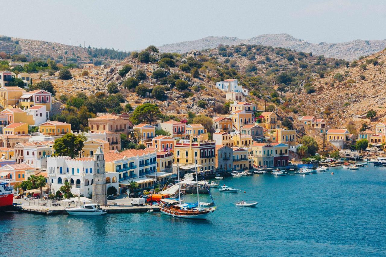Marea Apartments Symi Bagian luar foto